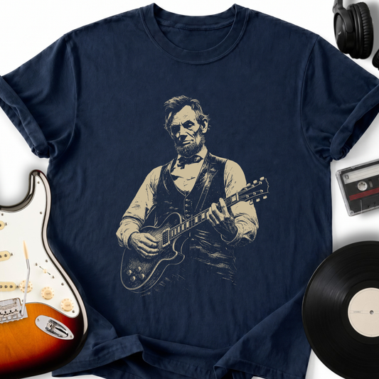 Abraham Lincoln Guitar T-Shirt