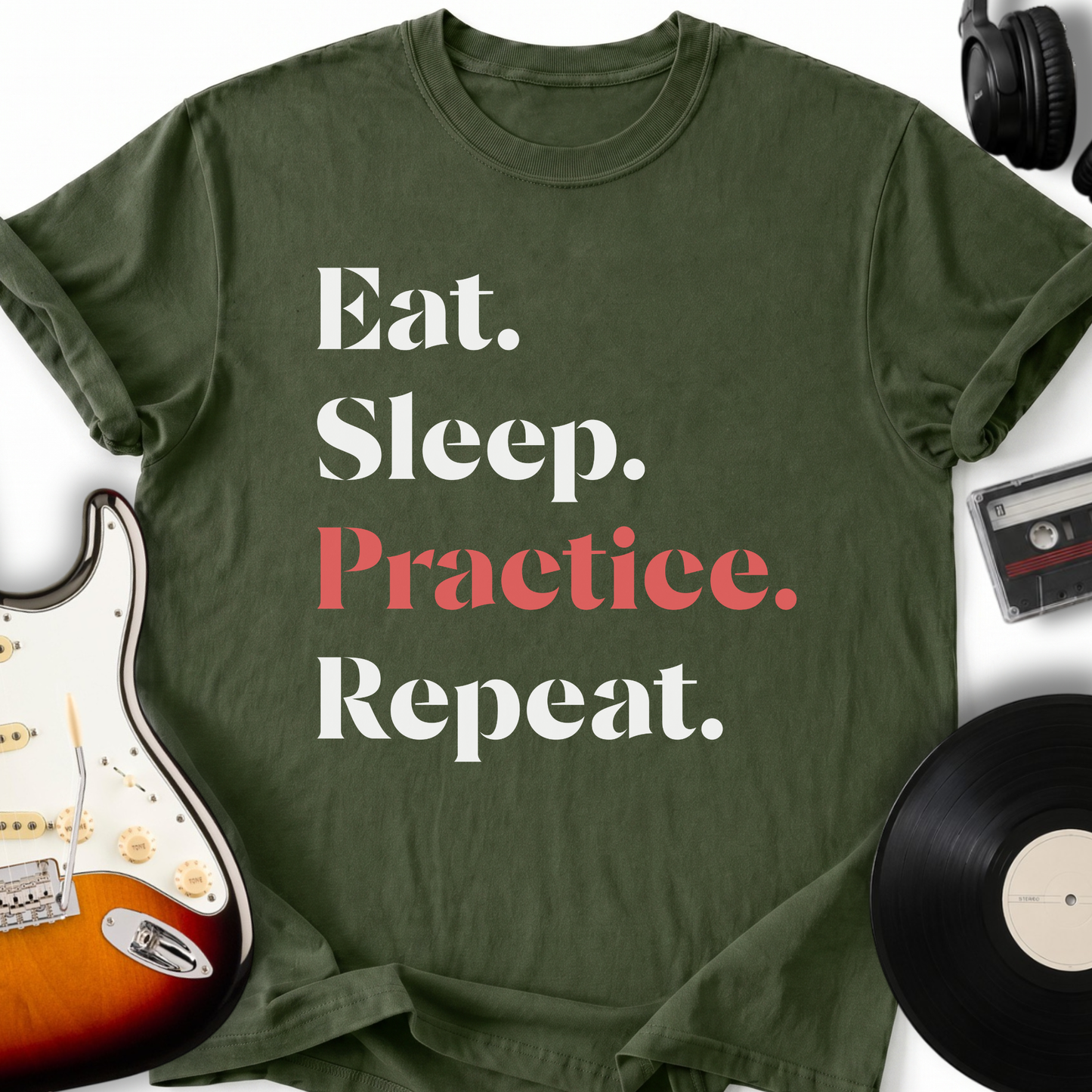 Eat Sleep Practice Repeat T-Shirt