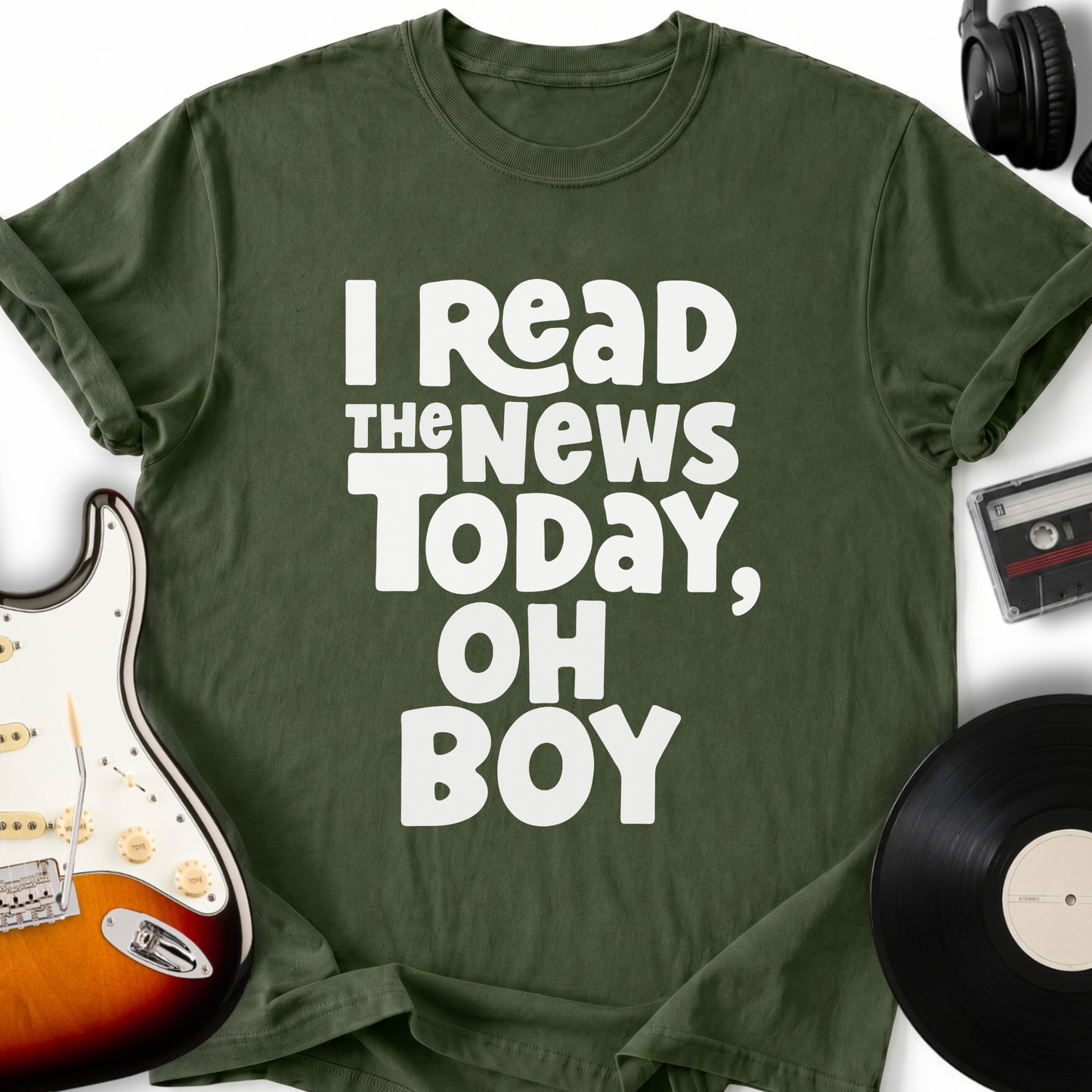 I Read The News Today (Oh Boy) T-Shirt