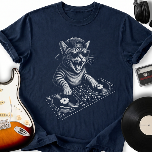 Cool Cat DJ T-Shirt