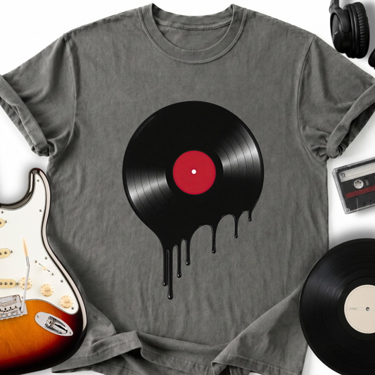 Melting Vinyl Record T-Shirt