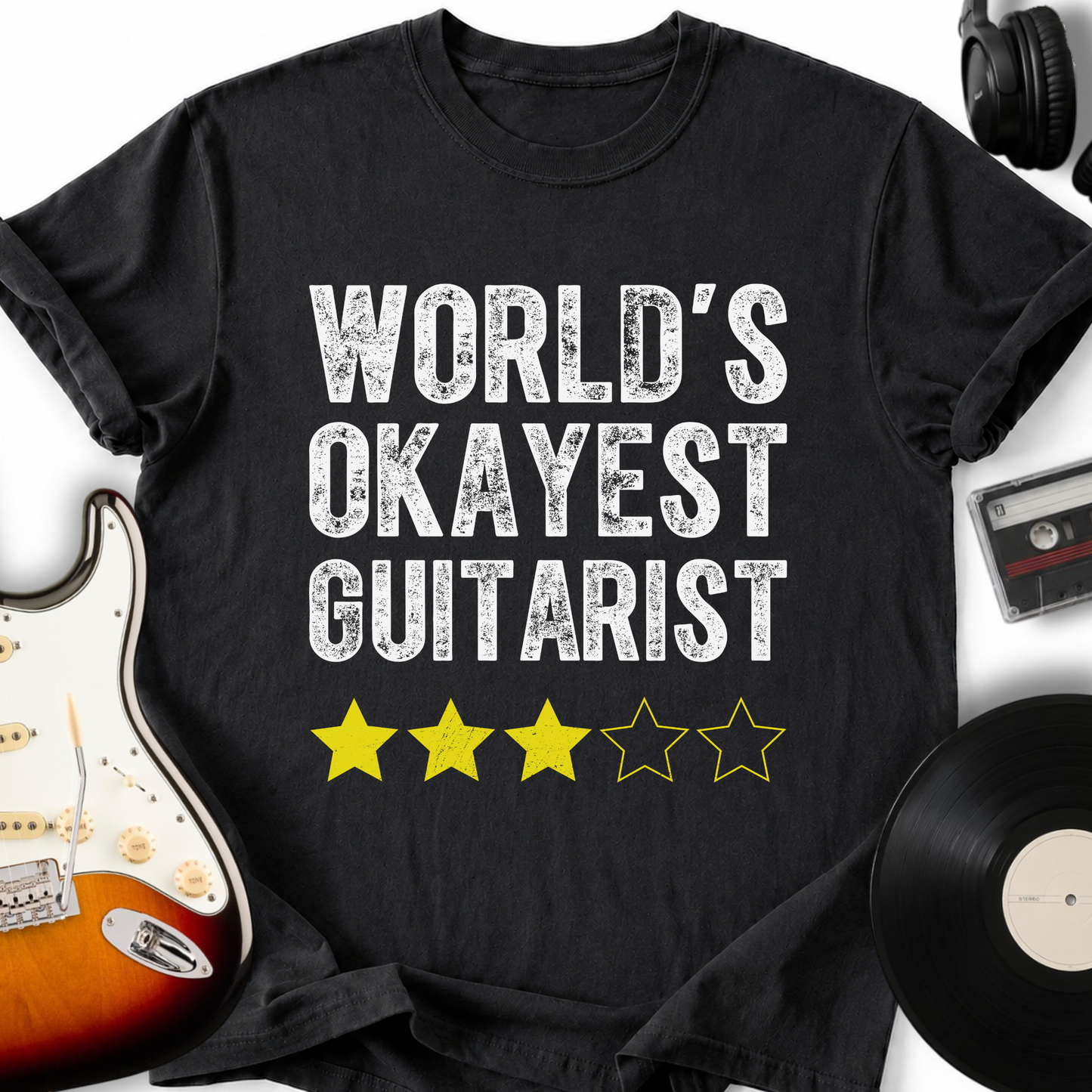 World's Okayest Guitarist T-Shirt