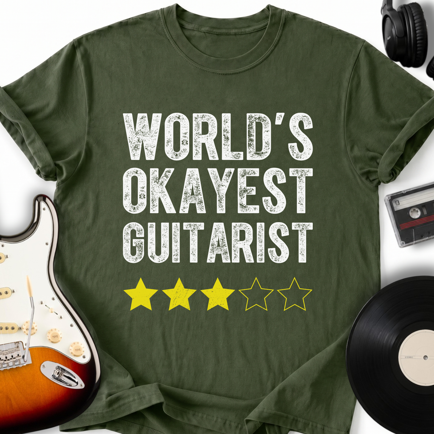 World's Okayest Guitarist T-Shirt
